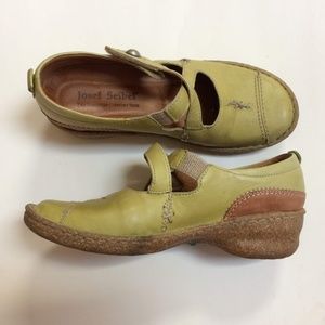 Josef Seibel Green Mary Jane size 39